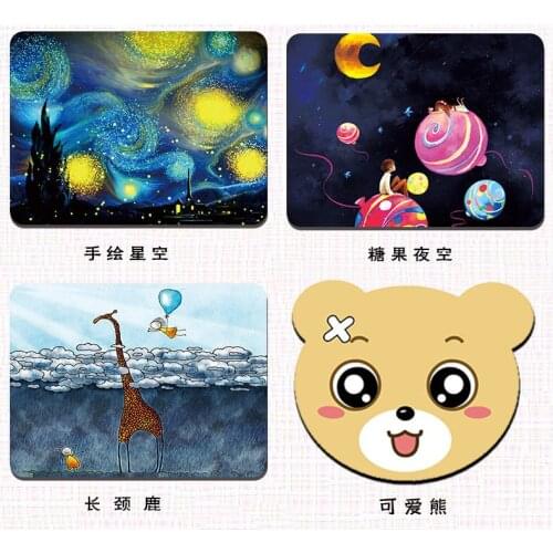 Kawaii Desk Pad Laptop Mouse Mat for Office Home PC Computer Keyboard Cute Mouse Pad Deskpad Gaming Desk Mats Gamer 26*21cm