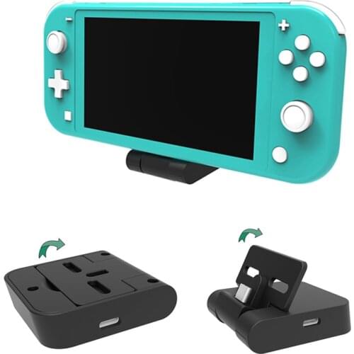 New Type-C Charging Stand For Nintend Switch & Switch Lite Console Foldable Charging Charger Station For Nintend Switch Lite