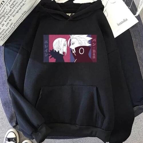 2022 New Season, Unisex, Cotton, Top Quality, Manga Style, Anime: Seven Deadly Sins, Nanatsu no Taizai, Ban Eliane Hoodie, Sweat