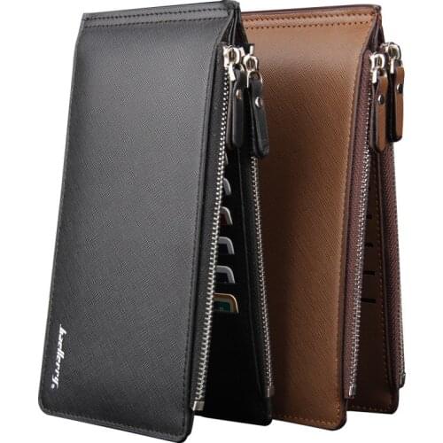 Wholesale Price Classical Long Style Quality Ultrathin Bank Card Sets Mens Multi Bits Credit Card Holder Large Capacity Wallet