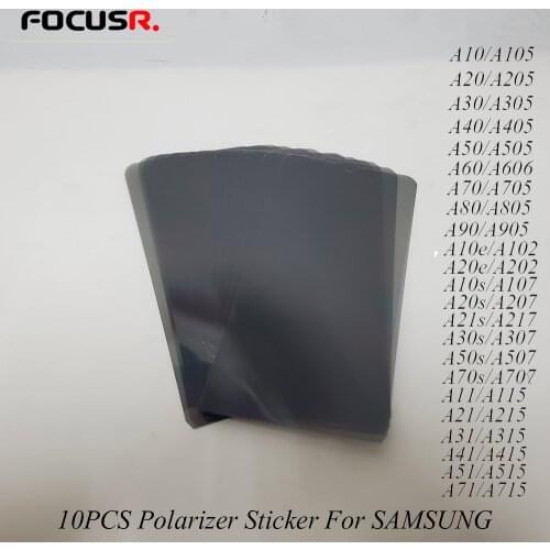 Original LCD Screen Polarizer Film LCD Filter Polarizing Film For Samsung A71 A10 -A90 A21-A71 A10s-A70s Mobile Phone Sticker