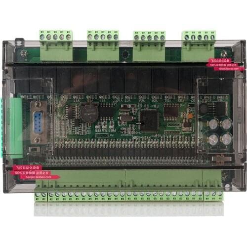 Custom function FX1N FX2N-40MR 6AD 2DA PLC Industrial Control Board With NTC 10K 50K temperature Ladder programming