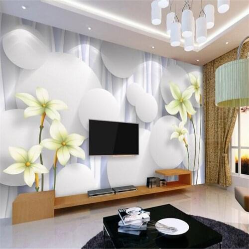 Beibehang Custom photo large murals beautiful romance warm flowers 3D TV background wall paintings wallpaper papel de parede