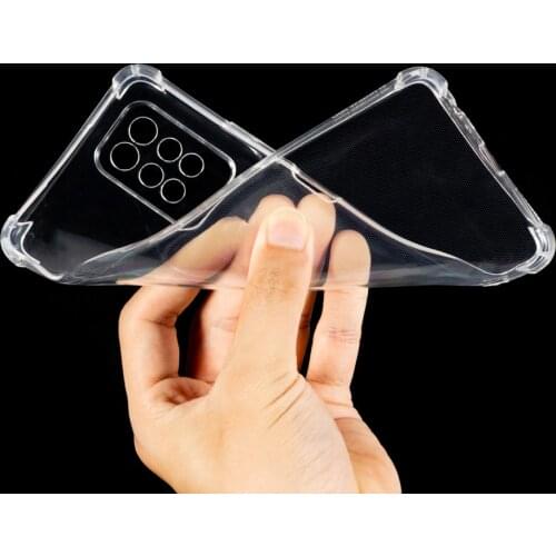 Clear Silicon For Infinix Note 10 Pro NFC Transparent Case Screen Protector Soft Gel Skin Protection Back Cover