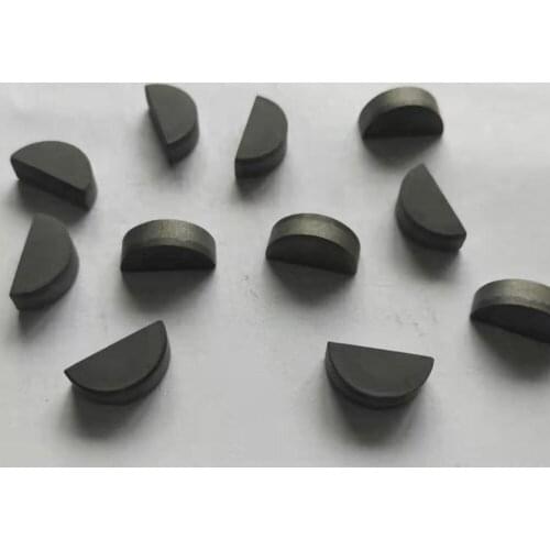 Factory direct 1304/1308/1313/1908/half diamond PDC cutter for PDC exploration drilling bits,1/2 pdc blade