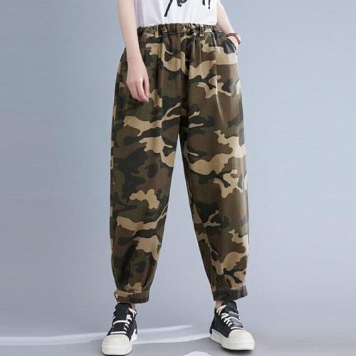 QPFJQD Women's Camouflage Pants