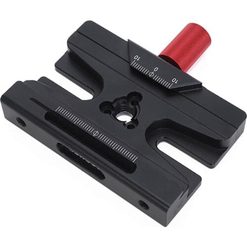 IShoot Adapter Clamp for Arca-Swiss Fit Quick Release Plate Manfrotto 200PL 410PL & MH490 MH492 MH494 MH496 MH498 Tripod Head