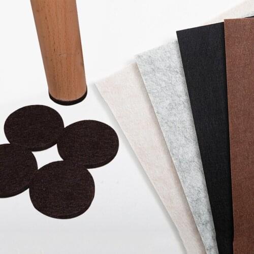 1PC High Quality Self Adhesive Floor Protection Furniture Leg Mat Non-Slip Felt Pads Home Decoration