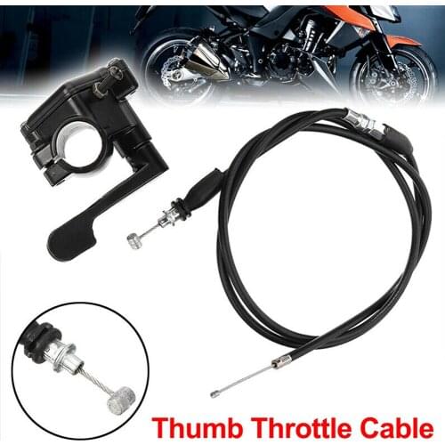 1 x 50-150cc 110cc Thumb Throttle Accelerator Cable For 4Stroke Quad ATV Pit Bike Accelerator Cable Thumb Throttle
