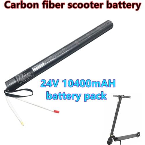 100% 24V 10400mAH 18650 Lithium Battery Pack Carbon Fiber Electric Scooter Battery Pack ,Carbon Fiber 24V 104A Battery