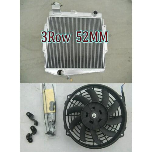 Aluminum Radiator & Fan For Nissan Datsun Roadster Fairlady Sports 2000 SRL311 SR311 1966-1970 2.0L U20 Manual 67 68 69 70