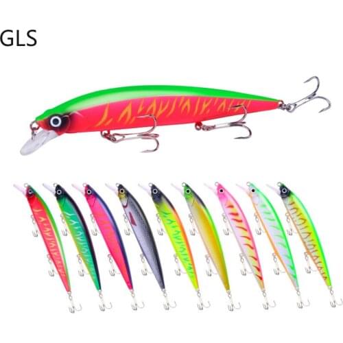 GLS Fishing Lures Minnow Artificial Make Plastic 14CM 18.3G Wobblers Fishing Swim Bait Pesca Fishing Tackle