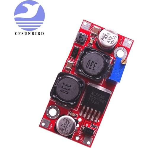 Boost Buck DC-DC Adjustable Step Up Down Converter XL6009 Power Supply Module 20W 5-32V to 1.2-35V High Performance Low Ripple