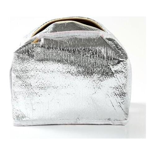 Brand New Stripe Thicken Fabric Pouch Portable Bento Waterproof Insulation Package Thick Ice Picnic Bag 5 Color