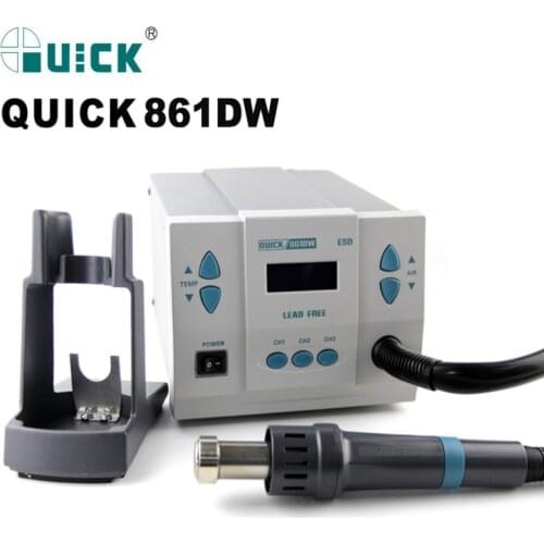 QUICK 861DW 1000W Lead Free Hot Air Rework Station Professional Soldering Rework Station For PCB Welding Repair Machine