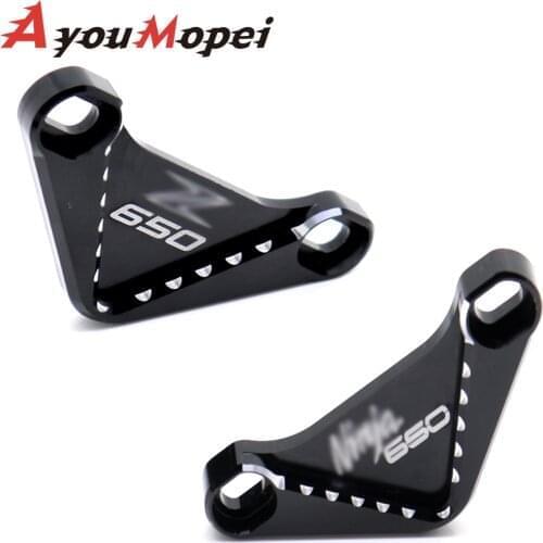 For KAWASAKI NINJA 650 Z650 2017 18 19 2020 Motorcycle Racing Hook CNC Foot Rest Left Right Z 650