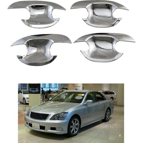 For Toyota Crown s180 2003 2005 2006 2007 2008 of door handle bowl cover ABS Chrome Accessories Stickers Car Styling 4pcs