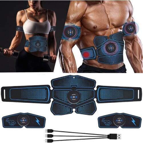 Training Muscle Trainer Exercise Bodybuilding Smart Massage Machine Wireless Workout Sport Press Fitness Equipment Home Gym