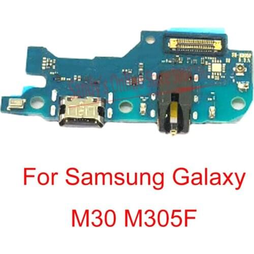 New Good Quality Charge USB Charging Port Dock Connector Board Flex Cable For Samsung Galaxy M30 M305 M305F Repair Spare Parts
