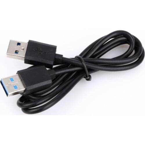 Double USB Computer Extension Cable 1M USB 2.0 Type A Male To A Male Cable