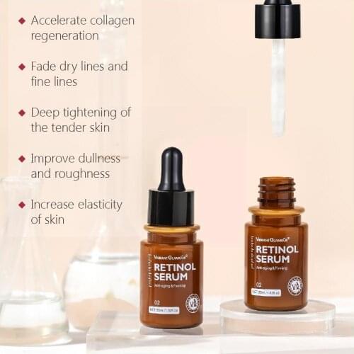 Acid Face Serum Anti-Aging Wrinkles Essence Exfoliating Lines Fine Anti-Oxidation Firming Pores Lift Remove Shrink A5Q0