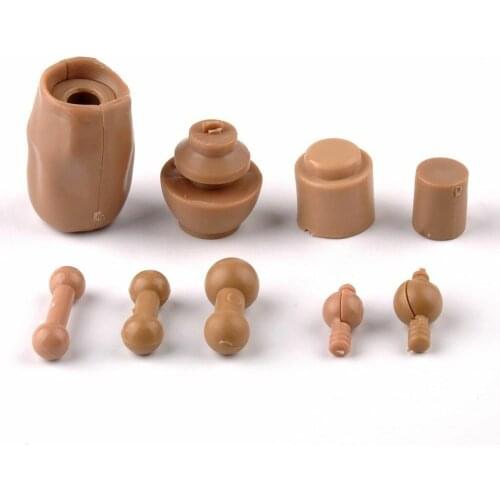 9pcs 1:6 Scake Neck/Foot Conector Head Connector Link Insert F 12" Male/ Female Figure head Model Body