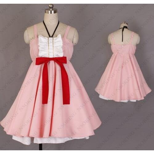 Bakemonogatari Nisemonogatari Oshino Shinobu Cosplay Costume Party Dress customize