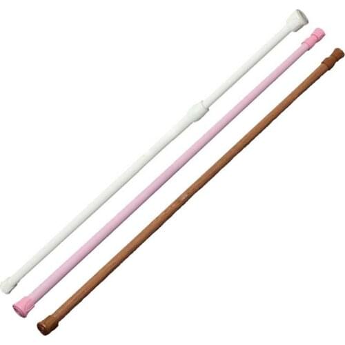 New Telescopic Tension Extendable Multifunctional curtain rod, curtain rod, clothes rod, shower curtain support rod