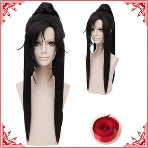 New Anime Styled Grandmaster of Demonic Cultivation Wei Wuxian Wangji Cosplay Hair Wig Junior Cosplay Wig