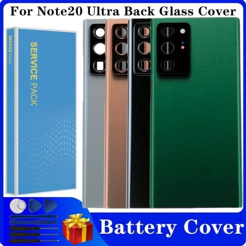 Original Housing Back Cover For SAMSUNG Galaxy Note 20 Ultra Note20 Ultra Note 20Ultra 5G N985F Phone Rear Battery Door Cases