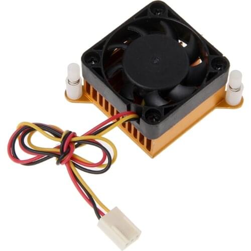 PC Northbridge Chipset Aluminium Cooler Heatsink 40mm Fan For 3D Printer Cooling