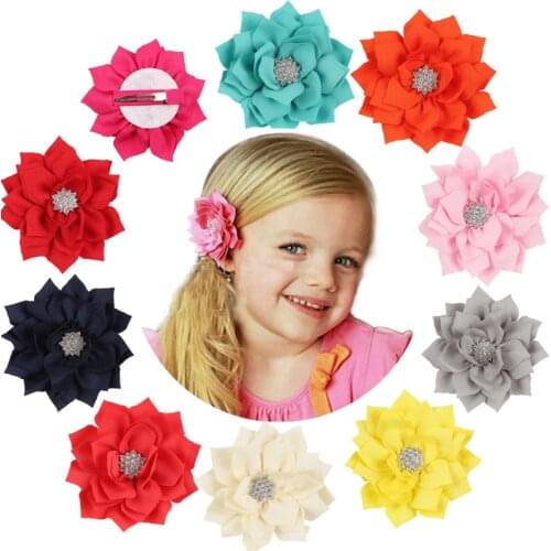 Baby girl headband Infant hair accessories clips hairpins Tie bows newborn Headwear tiara headwrap Gift Toddlers crystal
