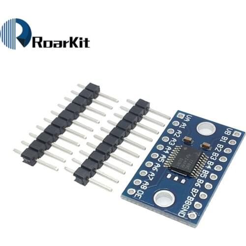 10PCS TXS0108E 8 Channel Logic Level Converter Bi-Directional High Speed Full Duplex Shifter 3.3V 5V for Arduino Raspberry Pi