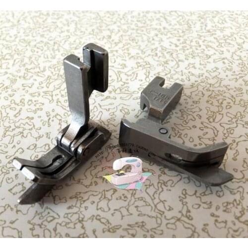 2PCS Industrial Flat Sewing Machine Sewing Adapter Foot SP-18 1.6MM HINGED FEET WITH GUIDE FOR NEEDLE FEED foot