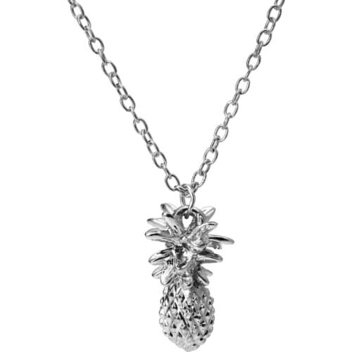 Shellhard Charms Choker Necklace Fashion Link Chain Pineapple Necklaces & Pendants For Women Party Jewelry Erkek kolye