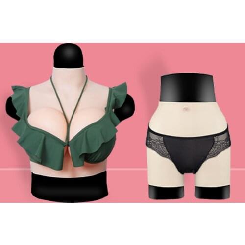 Silicone Breast Forms Realistic Fake Boobs Fake Vagina Pants Enhancer Crossdressing Crossdresser Shemale Transgender Drag Queen