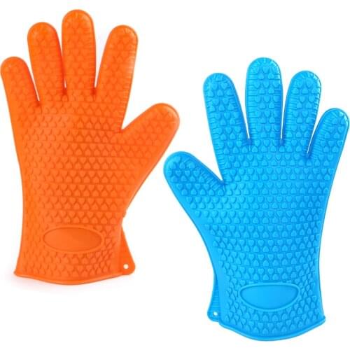 1 Piece Silicone Glove Heat Resistant Glove for BBQ Grill Gloves for Cooking Baking Tools Barbecue Grilling Gloves