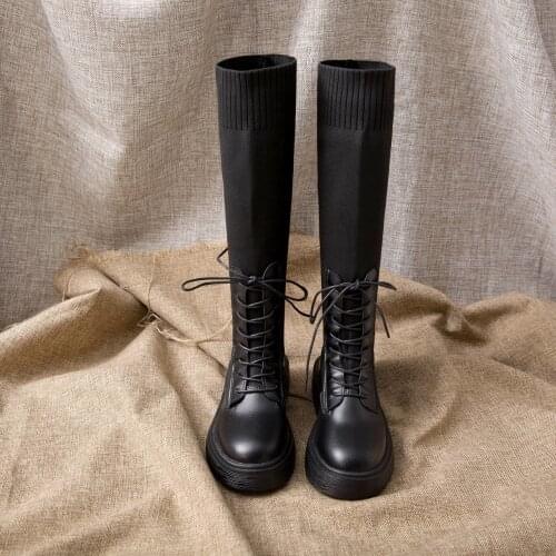 SYNXDN Women's High Boots