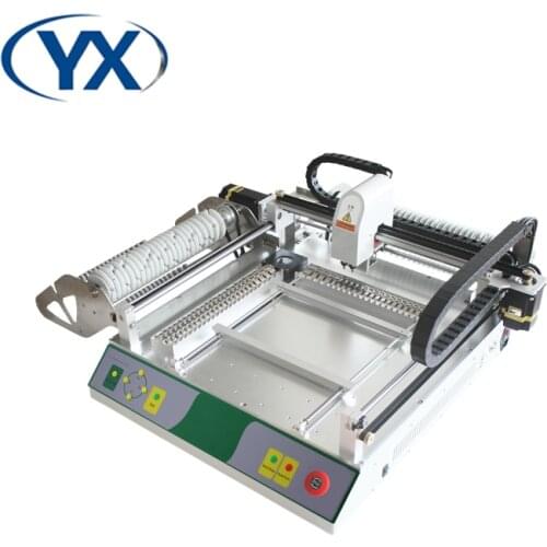 TVM802B-S Manual Pick and Place Machine PCB Assembly Machine Guide Rail+Built-in Computer+High Voltage Drive Closed-Loop Motor
