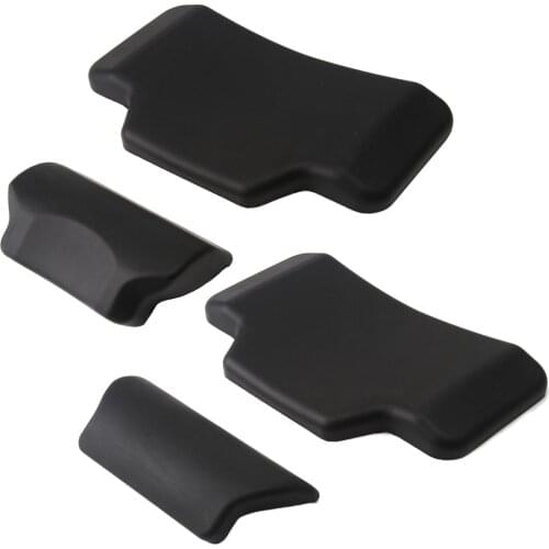 PU Universal Motorcycles Rear Backrest Pad Cushion Fits for Motorcycle 2Pcs