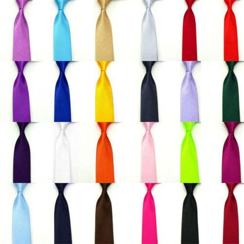 Narrow Casual Arrow Skinny Red Necktie Slim Tie for Men 5cm Man Accessories Simplicity for Party Formal Ties Fashion Adult Men