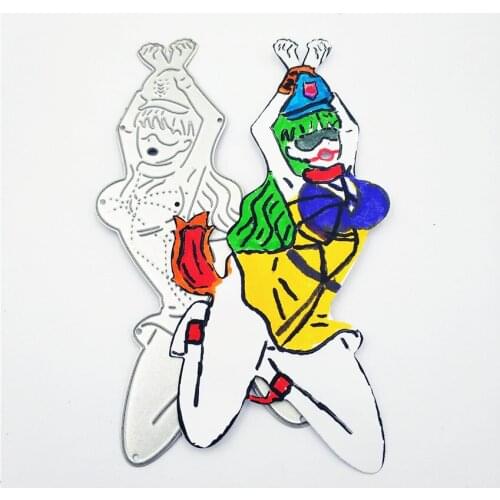 Die Cutting dies SM Spice sexy Uniform bound girl metal craft paper die Scrapbooking/DIY Embossing mould Easter New Year
