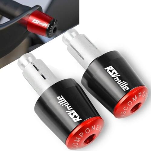 Handlebar Grips Handle Bar Cap End Plugs For Aprilia RSV 1000 Mille R RSV MILLE /R 2000 2001 2002 2003 2004 2005 2006 2007 2008