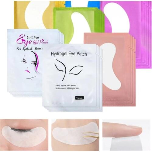 10/50/100 Pairs Eye Patches Eyelash Extension Paper Grafted Eye Stickers Professional Eyelashes Eyepads Eye Gel Mask for Makeup
