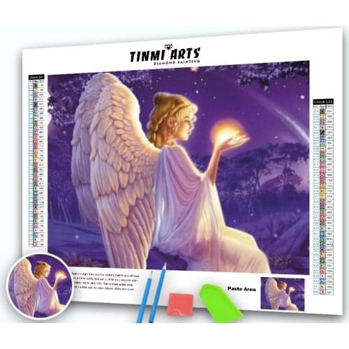 5D Full Round Diamond Painting Gngle Girl Diamond Embroidery Mosaic Cross Stitch Handmade Crafts Landscape Home Decor Gift