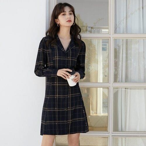 Модные платья-рубашки AUFYSO China At AliExpress