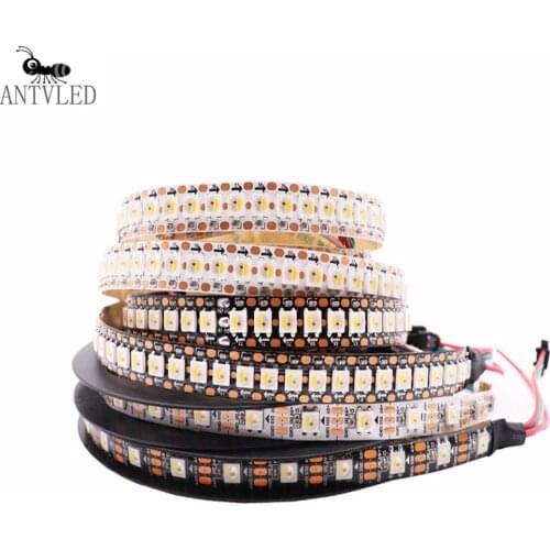 1-5M SK6812 RGBW(Similar WS2812B) 4 In 1 30/60/144 Leds/Pixels/m;Individual Addressable Led Strip Light DC5V