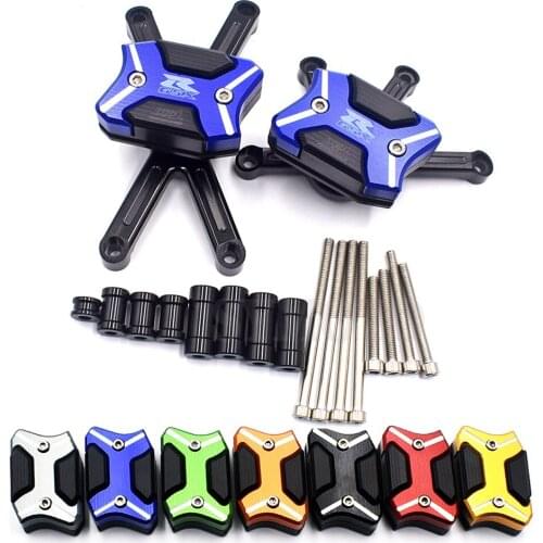 For Suzuki GSXR600 GSXR750 GSX600R GSX750R GSXR 600 750 K6 K8 2006-2014 Motorcycle CNC Crash Pad Frame Slider Falling Protection