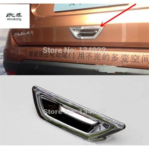 1PC ABS Chrome Car Stickers Door Bowl of Trunk Handle Plated Decoration Cover for 2014-2018 Nissan X-trail T32