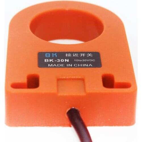 HX-DGS-30N Ring Proximity Switch Sensor 30MM Detectable Metal Sensor NPN Adjustable
